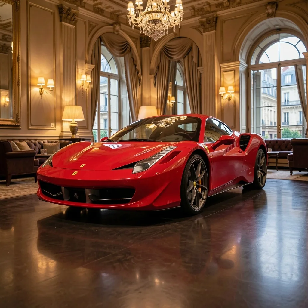 Exposition de supercar pour événement privé à Lanor Hall