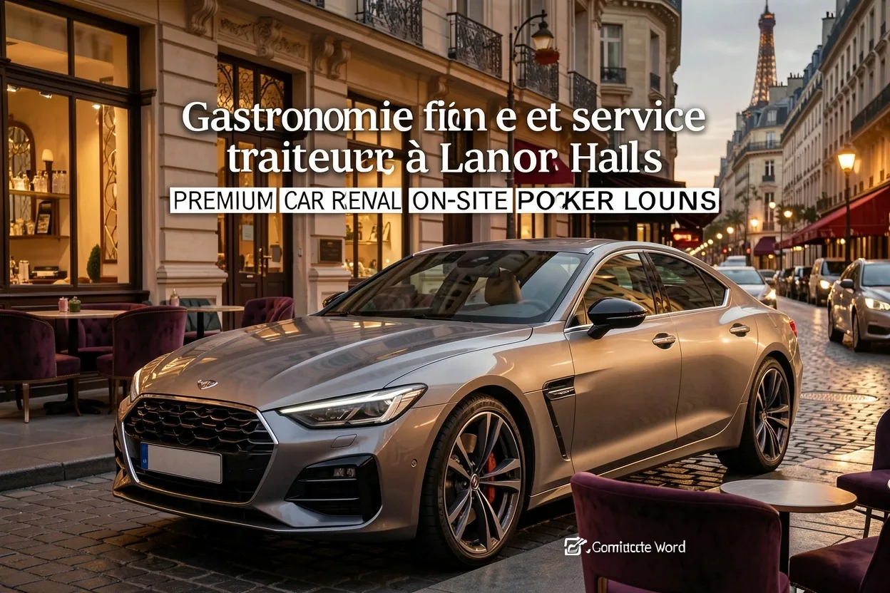 Gastronomie fine et service traiteur à Lanor Hall